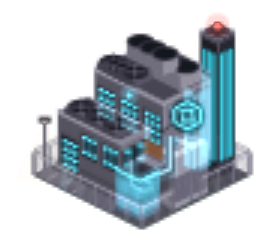 MINING WAREHOUSE isometric render